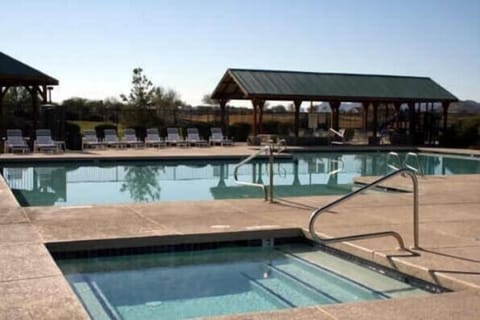 One of three community pools and hot tubs.