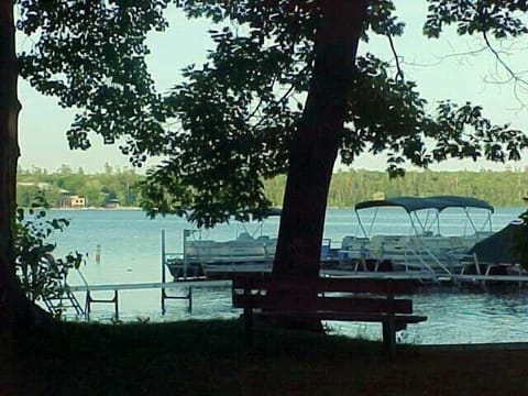 Bring your boat and moor near shore.