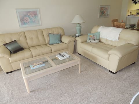 Living room-all leather furniture