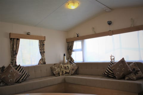 lounge area with pull out double bed