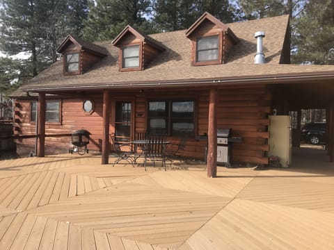 Cabin facing Rainbow Lake