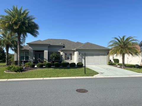 Our home with beautiful landscaping! 