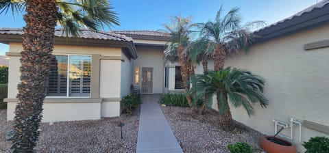 Looking at entry walkway