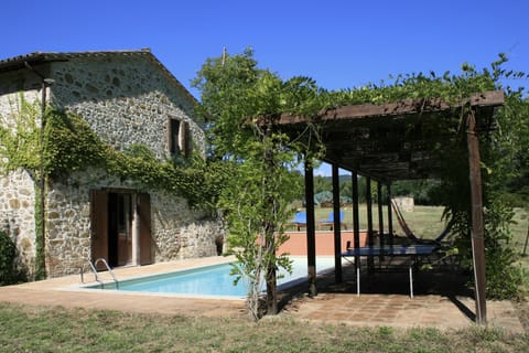 House, pool and pergola