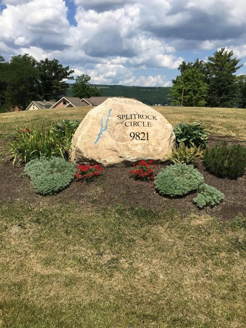 rock by the road for a landmark