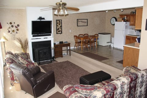 Overall View of Downstairs From Bottom of Stairs 