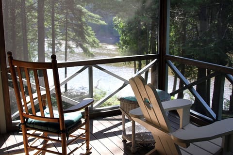 View from screened porch