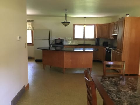 Kitchen with granite counter tops