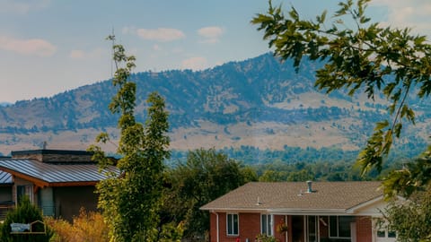 View of Mt Sanitas from upstairs.
