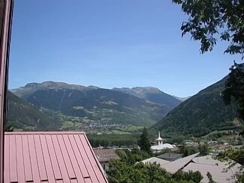 View from balcony towards Seez in summer