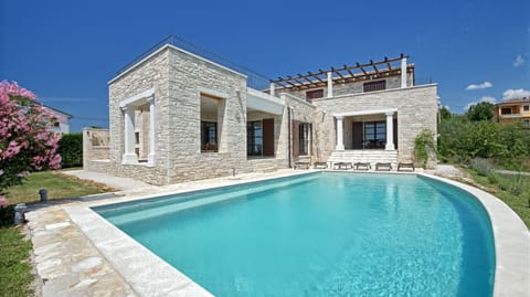 Villa Monte pool side view