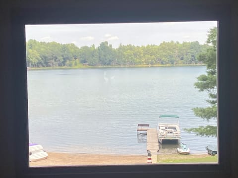 Great view from the upper loft area picture window!