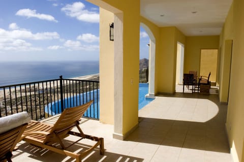 Infinity pool with view