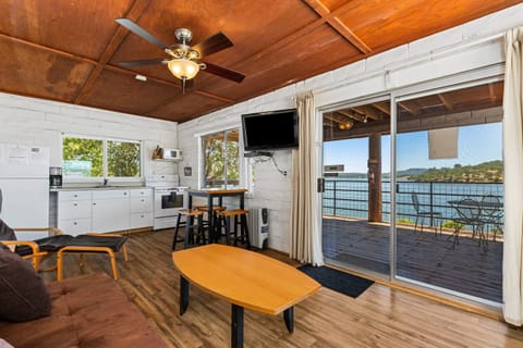 Downstairs "studio" kitchen and dining area