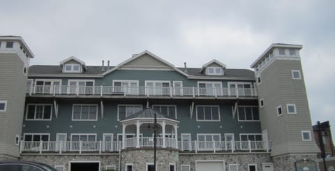 Exterior of building.  Condo on the 3rd level.