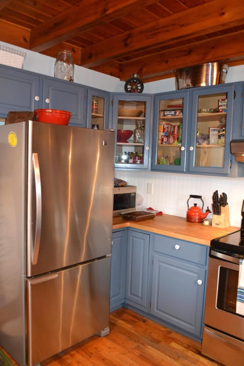 Full size fridge and microwave