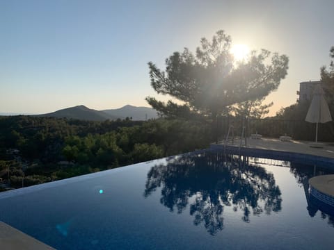 View from Pool early evening