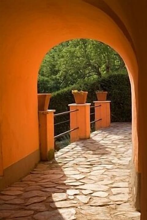 A view from an archway