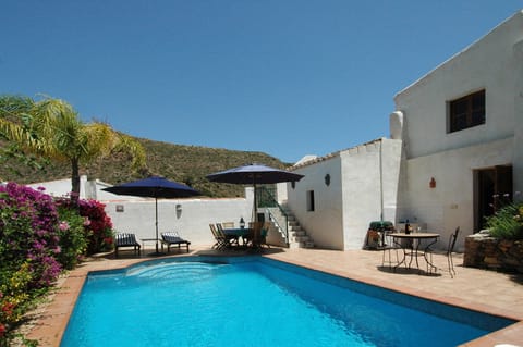 The house and pool