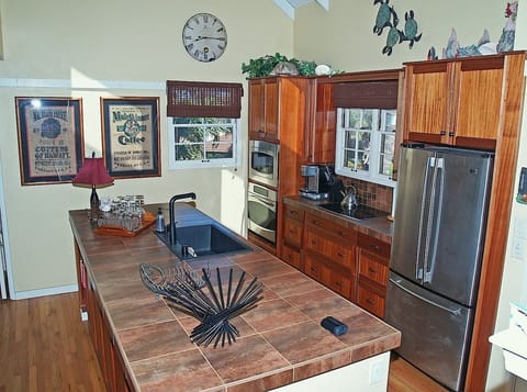 Oversized island in kitchen