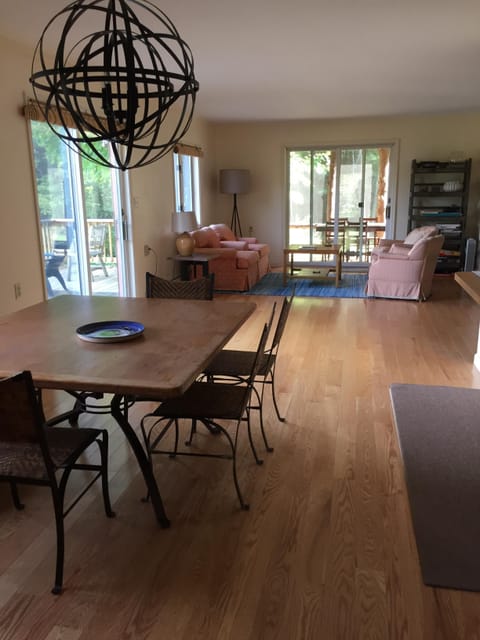 Dining and living area