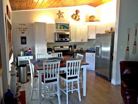 Upstairs Kitchen and Dining Area