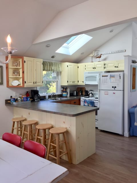 Kitchen with breakfast counter