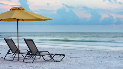 Your chaise lounge on the beach 