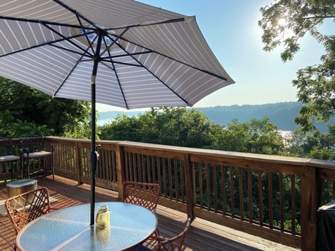 View from the large deck