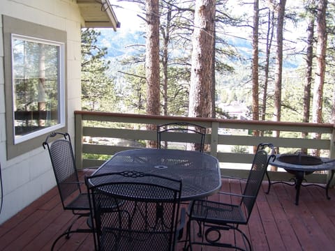 View to the north from the deck