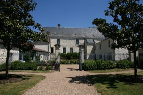 The main courtyard of chateau de Bournand