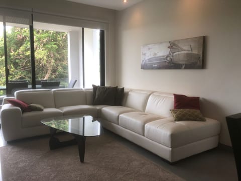Comfortable living area of our modern condo