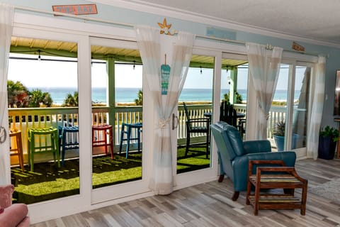 Deck view from main area