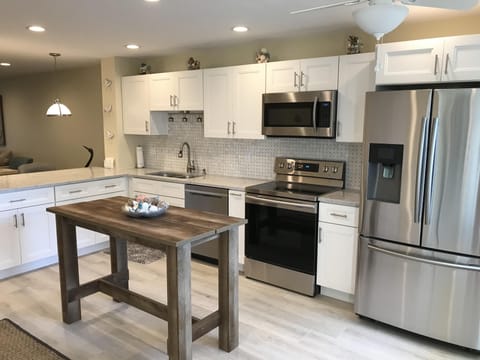 Newly renovated kitchen.   