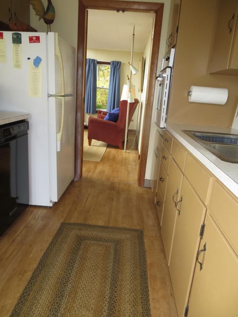 Kitchen Looking Through to Living Area