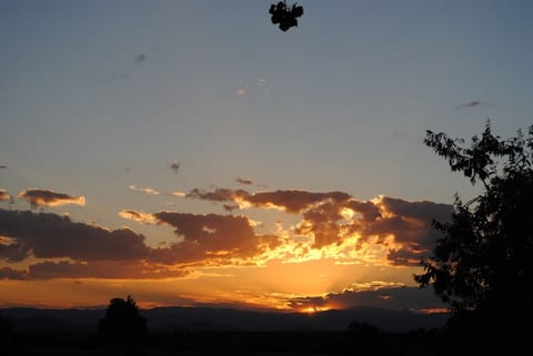 Sunset from back patio