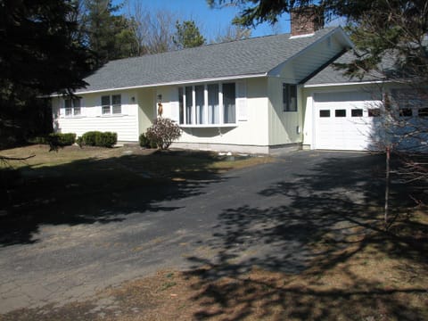 Front of house from side