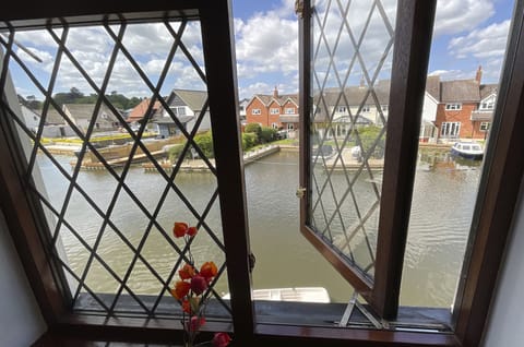 View of river from twin room