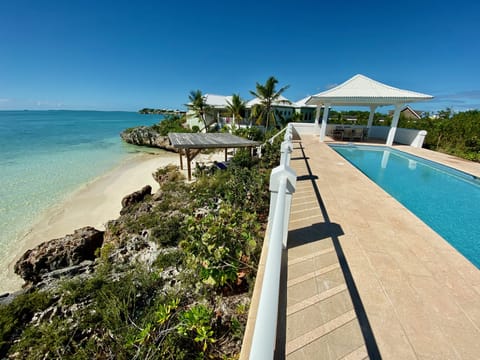 Huge pool right on the ocean