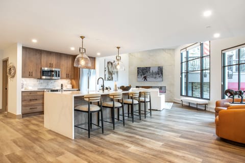 Kitchen and Living Room