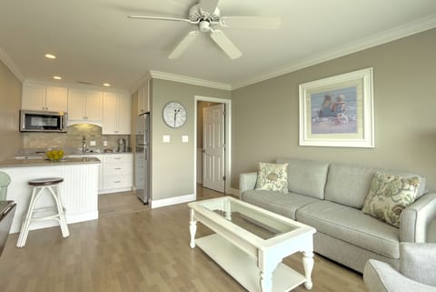 Full height cabinets with quartz countertop
