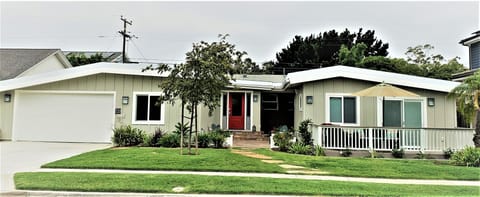Single story, remodeled home on a quiet street with lots of outdoor living space