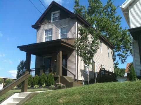 Off-street private  parking in rear