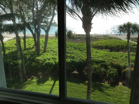 day view of beach from the master bedroom.