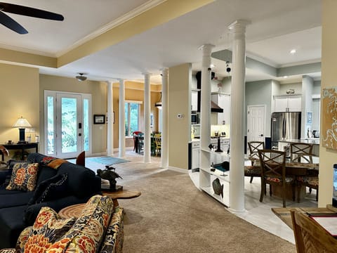 Great room with a desk for a little work (if you have to).