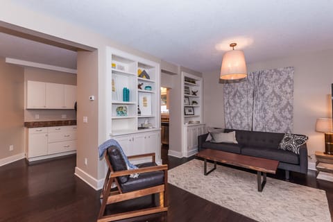 Well-appointed home with hardwood floors throughout.