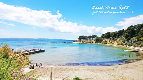 Beach only 100 meters from Beach House Split