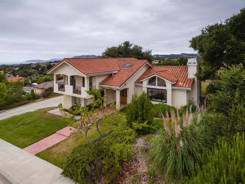 street view, sits on a level 1/2 acre