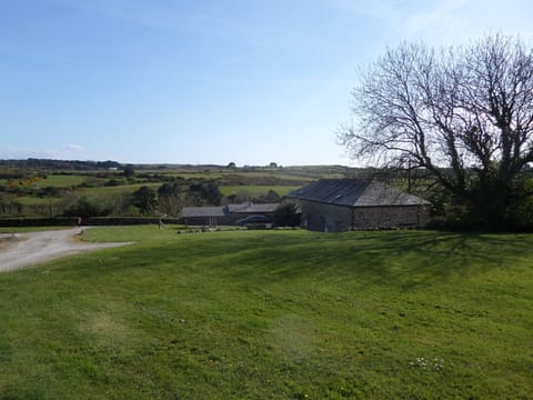 View across valley with Cottages on right 