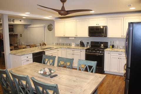 Kitchen as viewed from back door